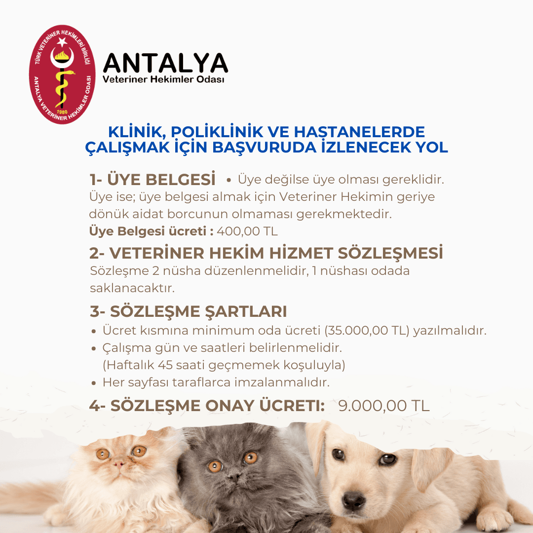 Klinik, Poliklinik ve Hastane Sözleşme Şartları